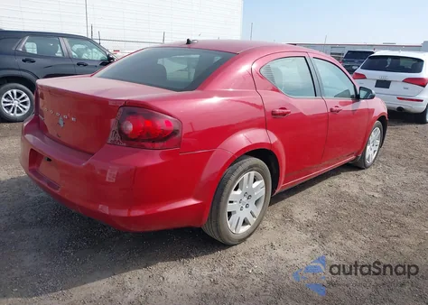 2013 Dodge Avenger Se z USA, uszkodzony, nr VIN 1C3CDZAB8DN637690